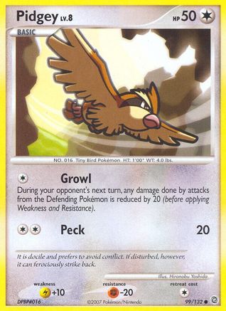 Pidgey 099/132  Secret Wonders - Common