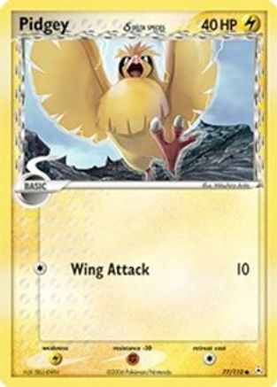 Pidgey (Delta Species) 077/110  Holon Phantoms - Common