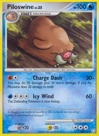 Piloswine 069  Legends Awakened - Uncommon