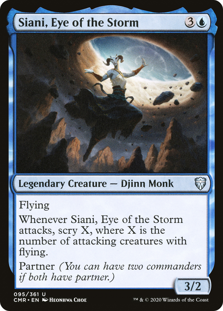 Siani, Eye of the Storm (CMR-095) - Commander Legends Foil