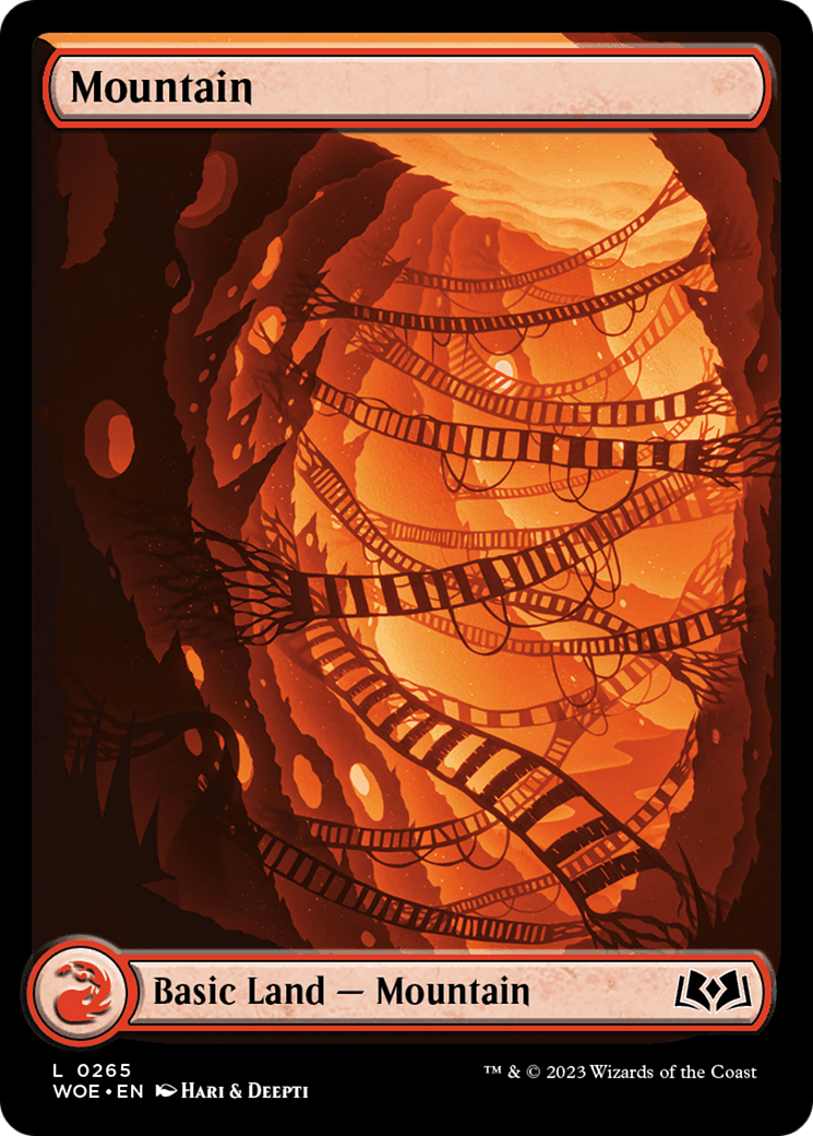 Mountain (0265) (WOE-265) - Wilds of Eldraine: (Full Art)