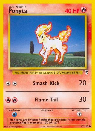 Ponyta 087/110  Legendary Collection - Common