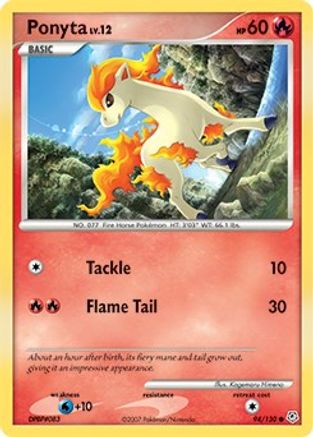 Ponyta 094/130  Diamond and Pearl - Common