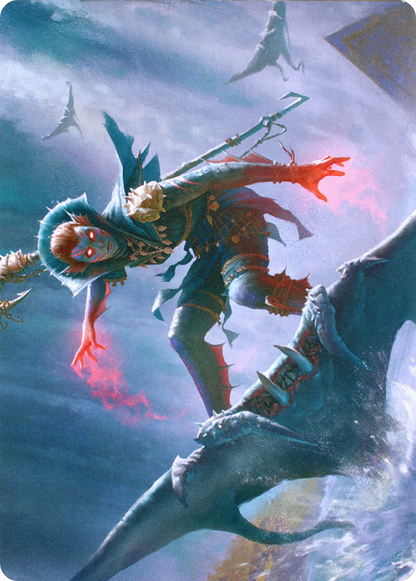 Umara Mystic // Umara Mystic (AZNR-080) - Zendikar Rising Art Series (Borderless)