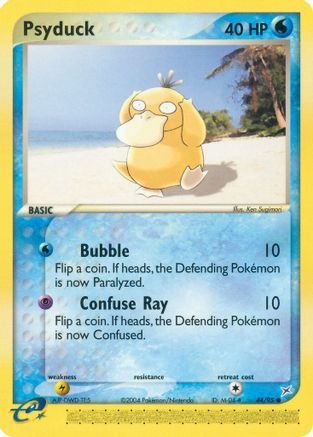 Psyduck 044/95  - Reverse Holofoil Team Magma vs Team Aqua - Common