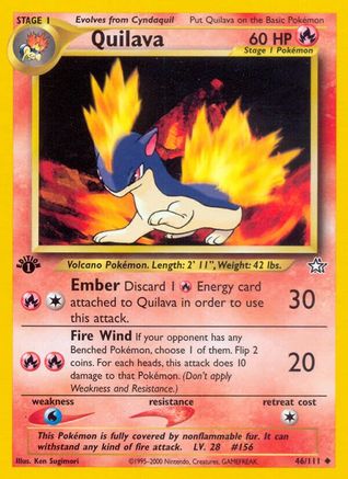 Quilava (46) 046/111  - 1st Edition Neo Genesis - Uncommon