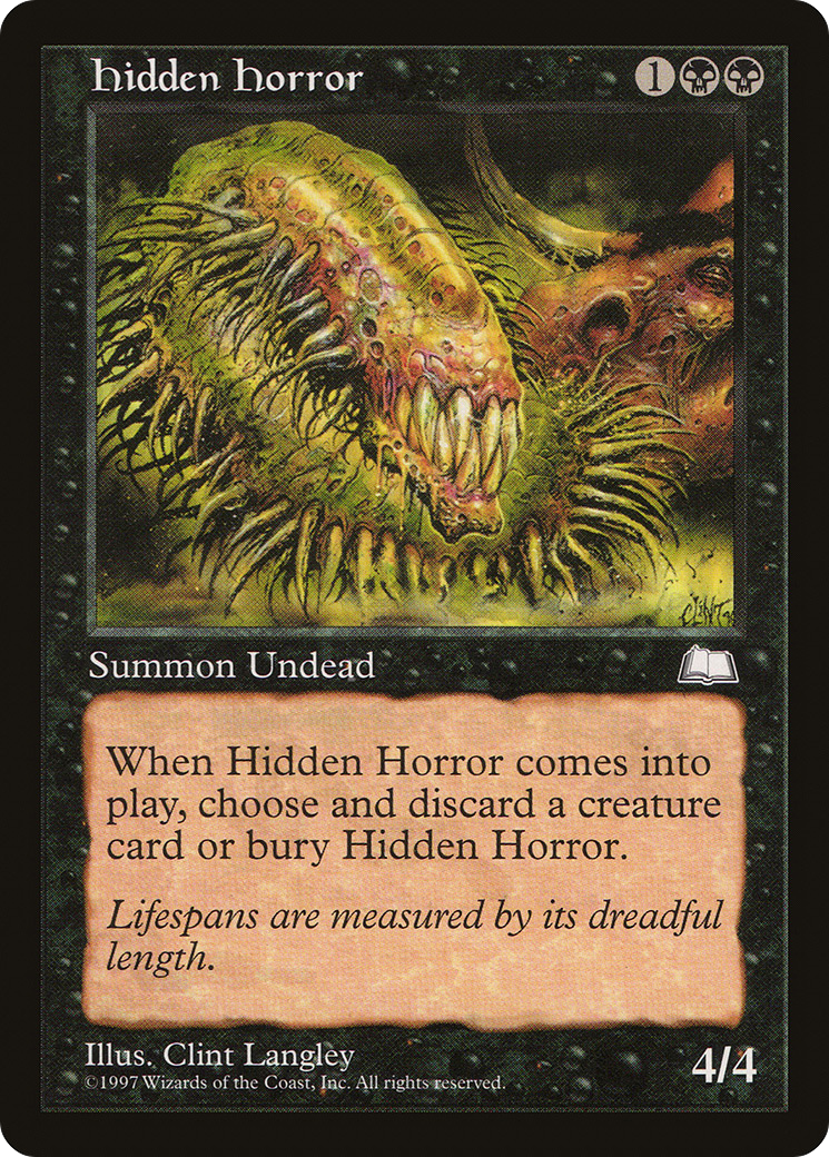 Hidden Horror (WTH-) - Weatherlight