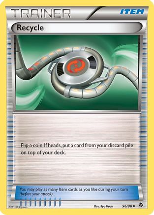 Recycle 096/98  - Reverse Holofoil Emerging Powers - Uncommon