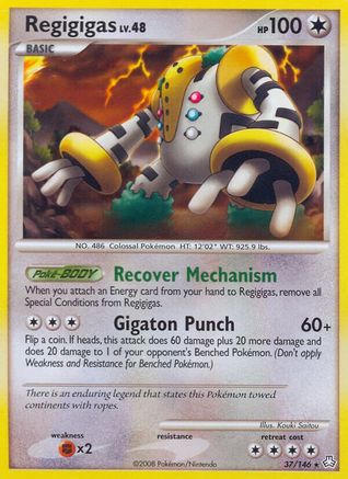 Regigigas (37) 037  Legends Awakened - Rare