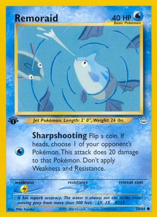 Remoraid 050/64  - Unlimited Neo Revelation - Common