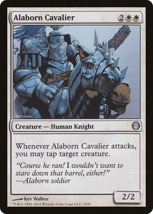 Alaborn Cavalier (DDG-018) - Duel Decks: Knights vs. Dragons