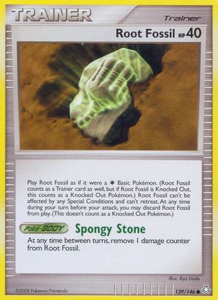 Root Fossil 139  - Reverse Holofoil Legends Awakened - Common
