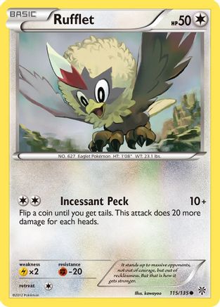 Rufflet 115  Plasma Storm - Common