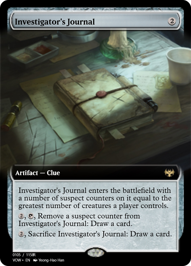Investigator's Journal (PRM-95449) - Magic Online Promos Foil
