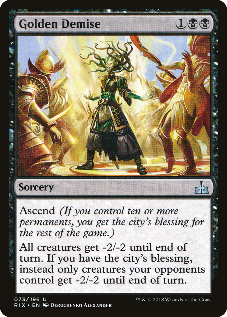 Golden Demise (RIX-073) - Rivals of Ixalan