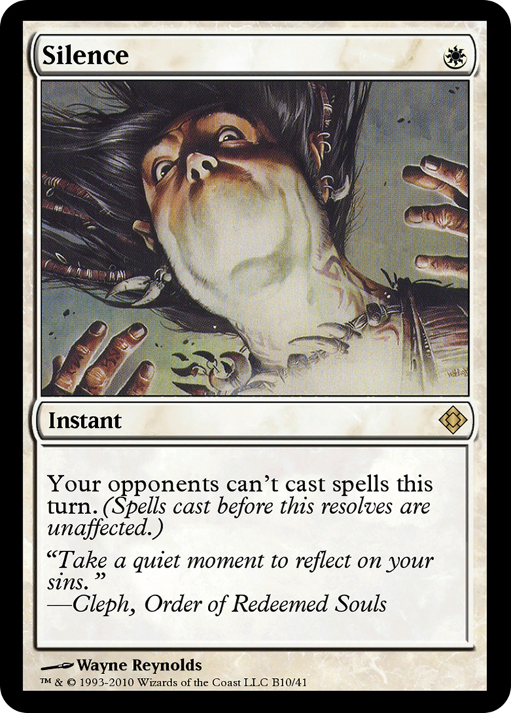 Silence (TD0-B10) - Magic Online Theme Decks