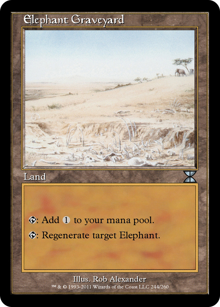 Elephant Graveyard (ME4-244) - Masters Edition IV Foil