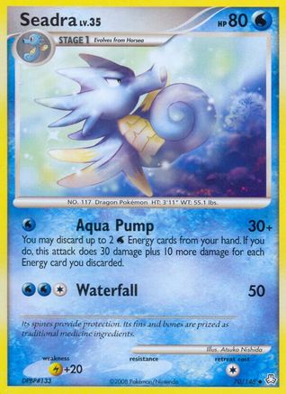 Seadra 070  - Reverse Holofoil Legends Awakened - Uncommon