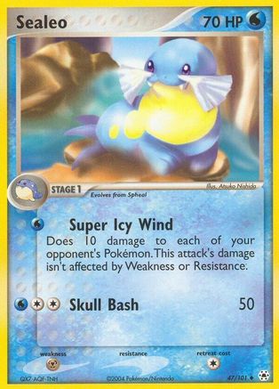 Sealeo 047  - Reverse Holofoil Hidden Legends - Uncommon