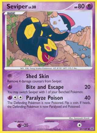 Seviper 061  Platinum - Uncommon