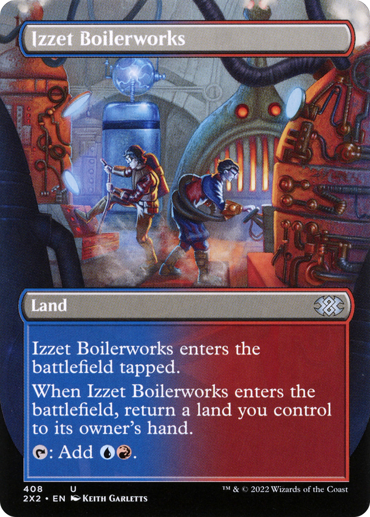 Izzet Boilerworks (Borderless) (2X2-408) - Double Masters 2022 (Borderless)