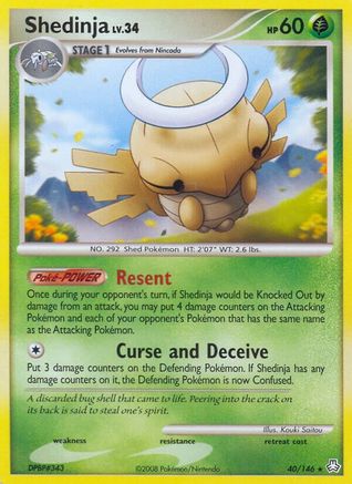 Shedinja 040  Legends Awakened - Rare