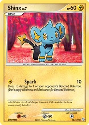 Shinx 098/130  - Reverse Holofoil Diamond and Pearl - Common