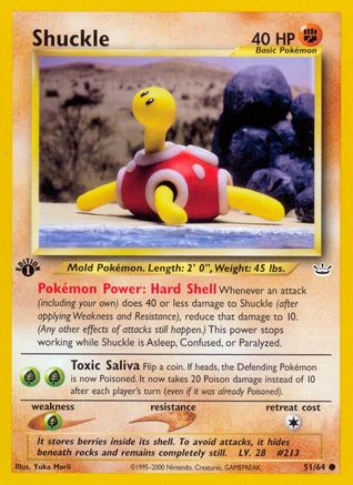 Shuckle 051/64  - Unlimited Neo Revelation - Common