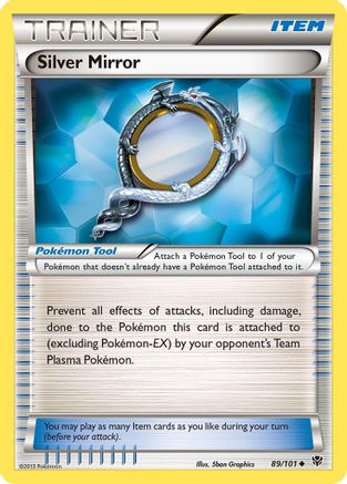 Silver Mirror 089  - Reverse Holofoil Plasma Blast - Uncommon
