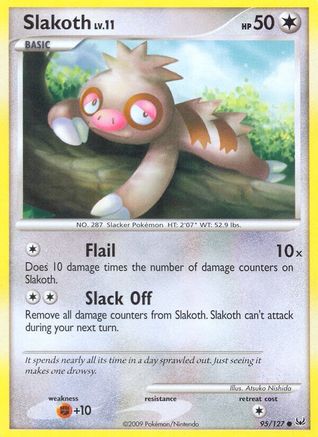 Slakoth 095  - Reverse Holofoil Platinum - Common