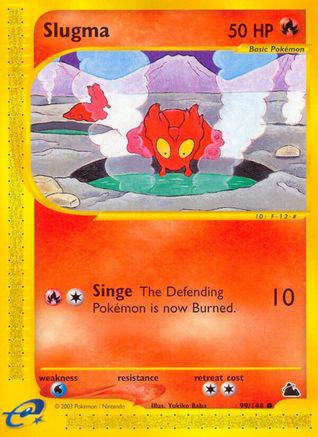 Slugma (99) 099  - Reverse Holofoil Skyridge - Common