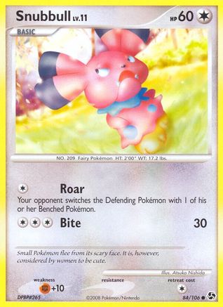 Snubbull 084  - Reverse Holofoil Great Encounters - Common