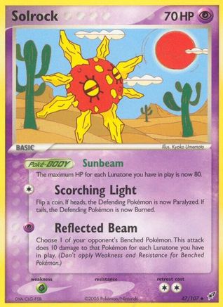 Solrock 047  Deoxys - Uncommon