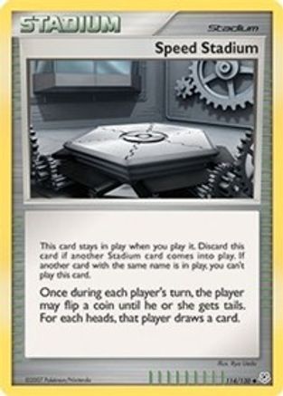 Speed Stadium 114/130  - Reverse Holofoil Diamond and Pearl - Uncommon