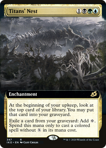 Titans' Nest (Extended Art) (IKO-347) - Ikoria: Lair of Behemoths: (Extended Art) Foil