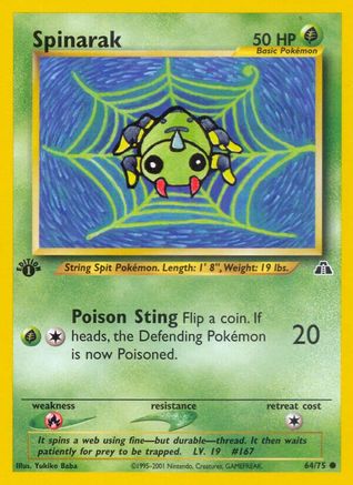 Spinarak 064/75  - Unlimited Neo Discovery - Common