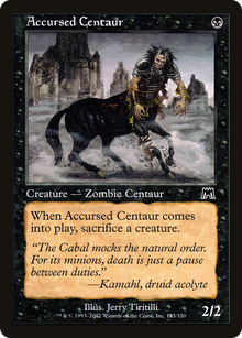 Accursed Centaur (ONS-123) - Onslaught