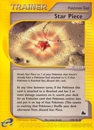 Star Piece 139  - Reverse Holofoil Skyridge - Uncommon