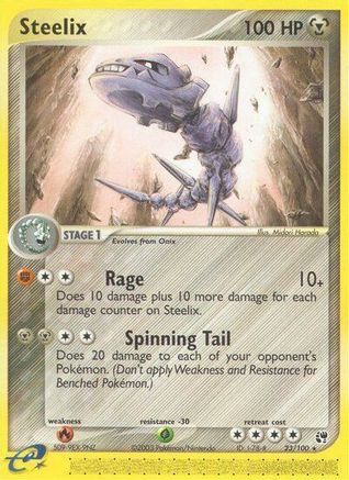 Steelix 023  - Reverse Holofoil Sandstorm - Rare