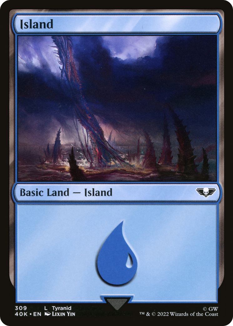 Island⁣ - Universes Beyond: Warhammer 40,000⁣ (Land)⁣ [309]