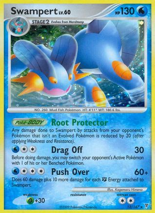 Swampert 012  - Reverse Holofoil Supreme Victors - Holo Rare