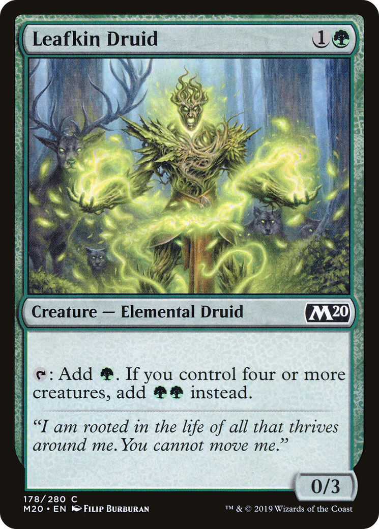Leafkin Druid⁣ - Core 2020⁣ (Common)⁣ [178]