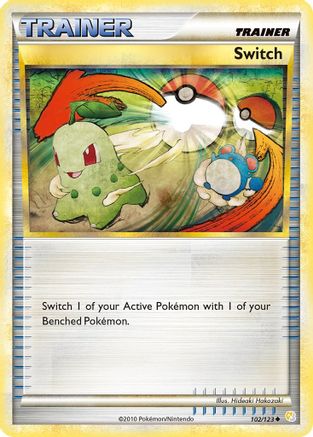 Switch 102/123  - Reverse Holofoil HeartGold SoulSilver - Uncommon