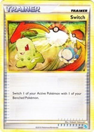 Switch (Gyarados) 028  HGSS Trainer Kit Gyarados & Raichu - Common