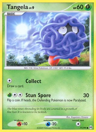 Tangela (77) 077  - Reverse Holofoil Arceus - Common