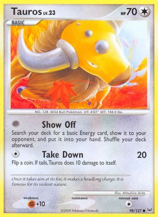 Tauros 098/127  Platinum - Common