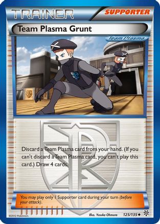 Team Plasma Grunt (Team Plasma) 125/135  Plasma Storm - Uncommon