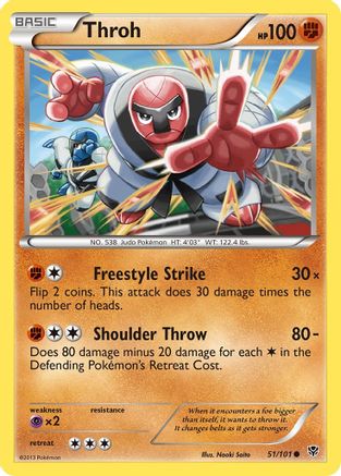 Throh 051  - Reverse Holofoil Plasma Blast - Common