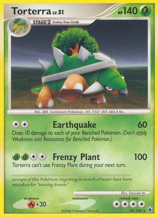 Torterra 030  Majestic Dawn - Rare