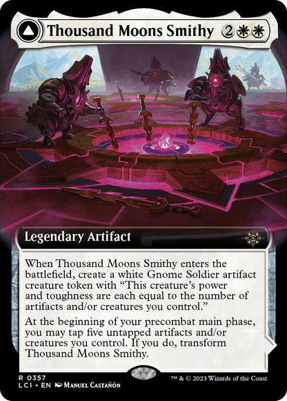 Thousand Moons Smithy (Extended Art) (LCI-357) - The Lost Caverns of Ixalan: (Extended Art)